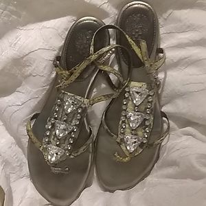 Rhinestone embellished flats